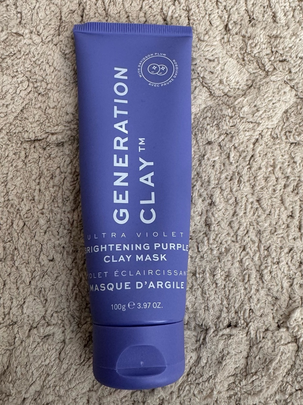 NWOB Generation Clay Ultra Violet  Brightening Purple Clay Mask
